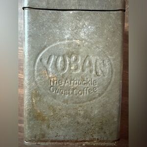 Vintage Coffee Tin YUBAN ARBUCKLE BROTHERS